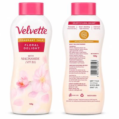 VElVETTE FLORAL DELIGHT FRAGRANT TALC - 100g